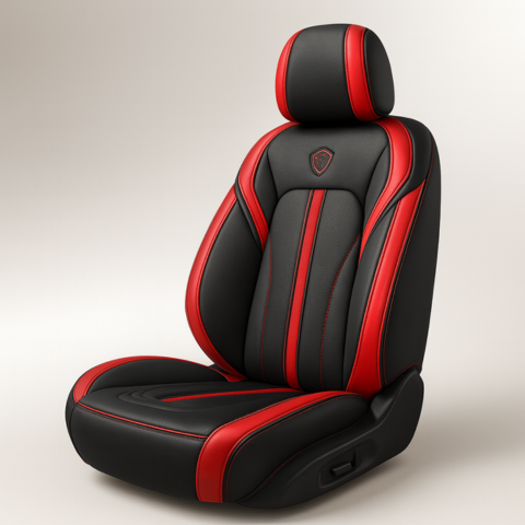 Funda Deluxe para Asiento de Auto en Piel Genuina Universal +REGALO: Alfombra Completa