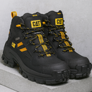 Kit Botina Masculina Bravo em Couro Legítimo e Palmilha Ortopédica + 3 BRINDES: Copo, Cinto e Carteira