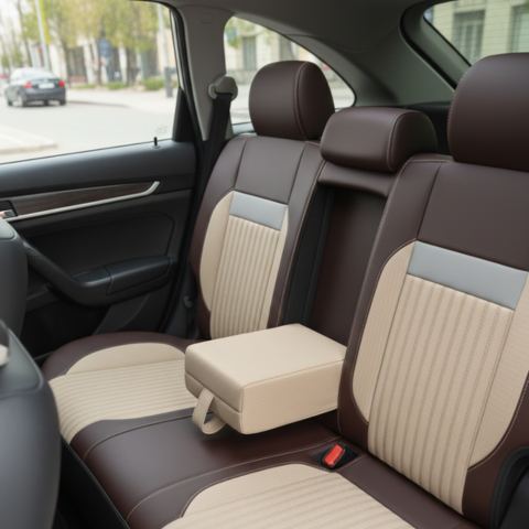 Funda Asiento Universal Vulcan en Cuero Legítimo con AirBag +REGALOS: Alfombra de Cuero y Funda para Volante