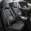 Funda de Asiento Universal Sentinel en Cuero Legítimo con Airbag + REGALOS: Alfombra de Cuero y Funda para Volante