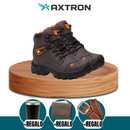 Kit Botina Masculina Bravo em Couro Legítimo e Palmilha Ortopédica + 3 BRINDES: Copo, Cinto e Carteira