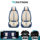 Capa de Auto Universal Iron en Cuero Legítimo con AirBag +REGALOS: Alfombra de Cuero y Funda para Volante