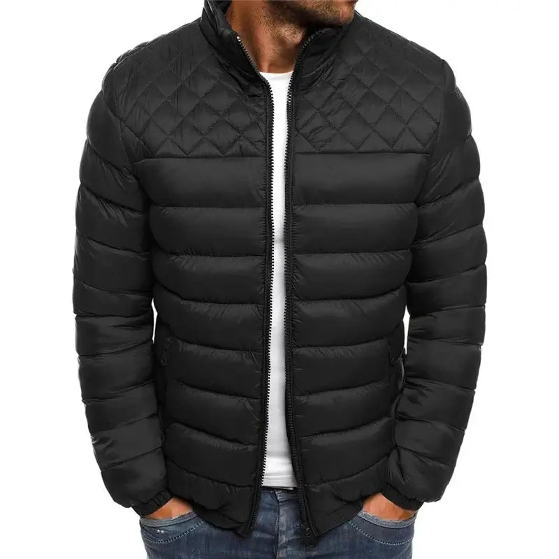 Campera ComfortFit Hombre – Algodón Térmico con Cuello Alto