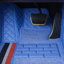 Kit completo de alfombras de cuero personalizadas para tu auto + REGALO: funda para volante